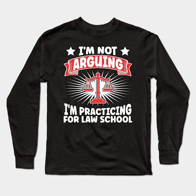 Law Student Law School Graduate Long Sleeve T-Shirt by TheBestHumorApparel